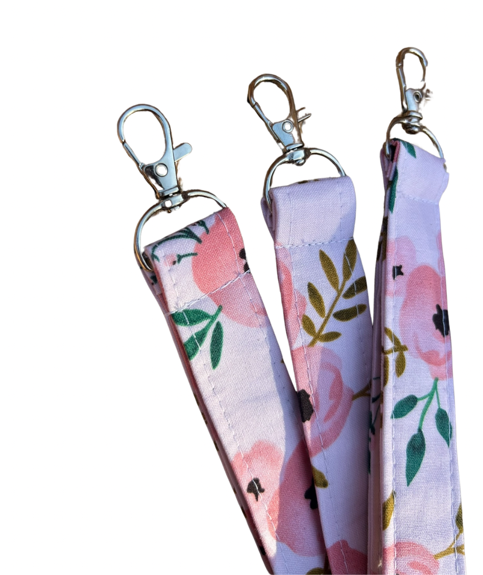 Floral Keychain Wristlet