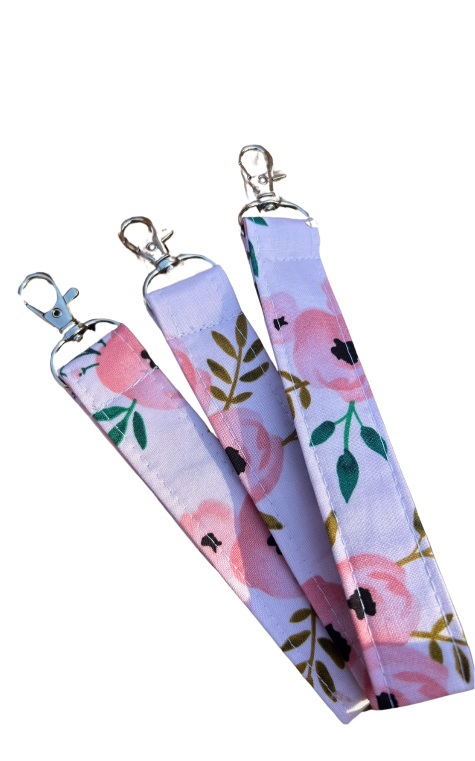 Floral Keychain Wristlet