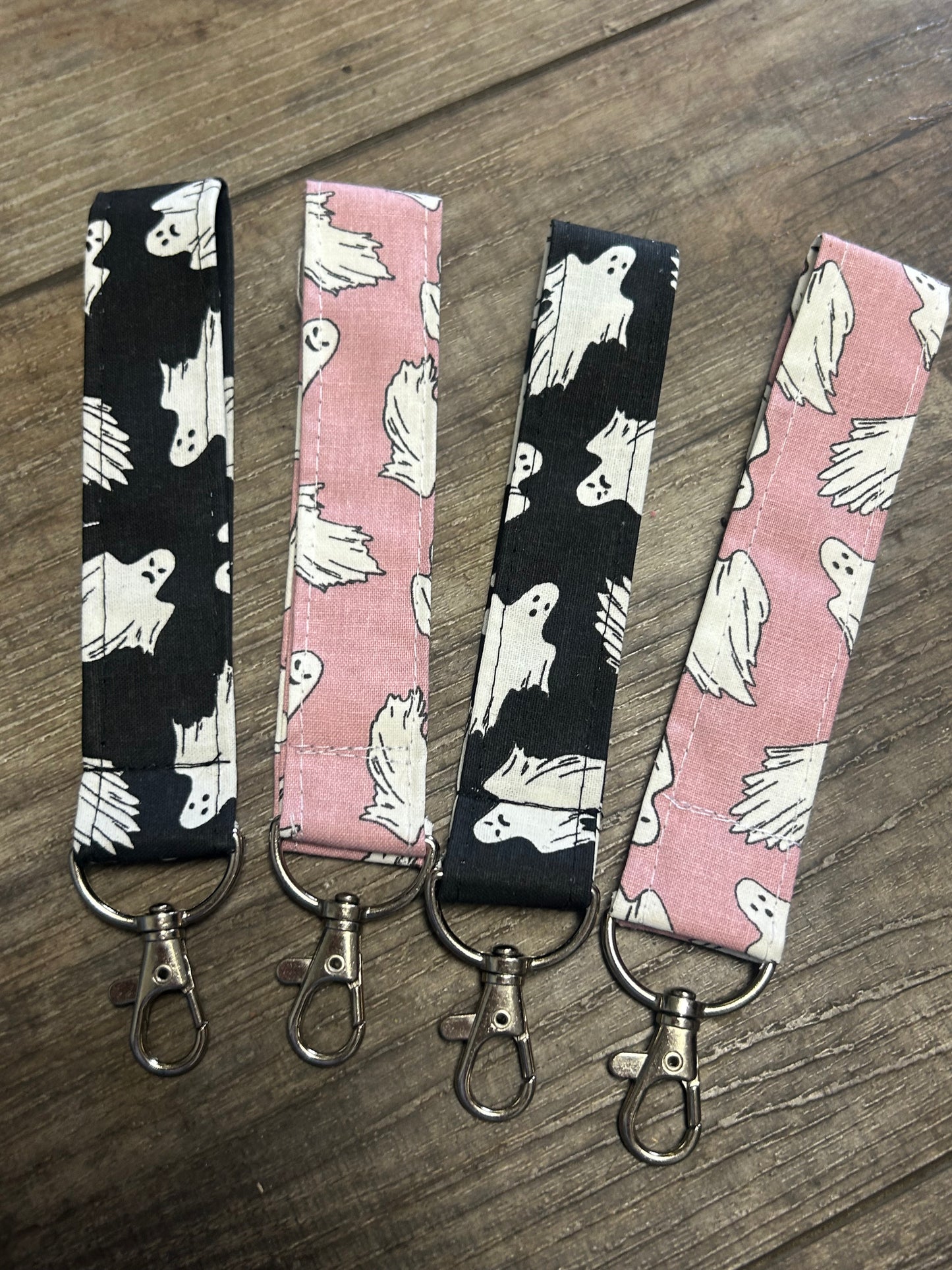 Ghost Glow In Dark Keychain Wristet