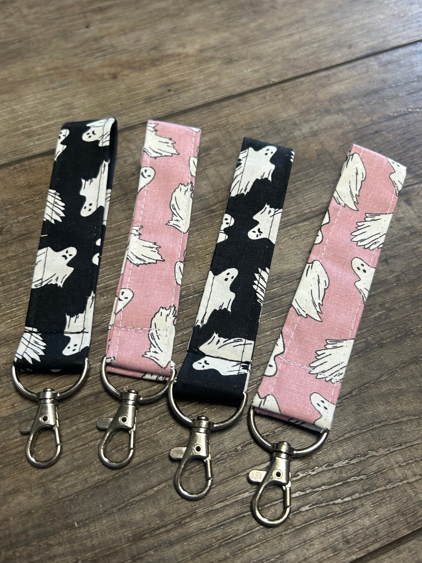 Ghost Glow In Dark Keychain Wristet