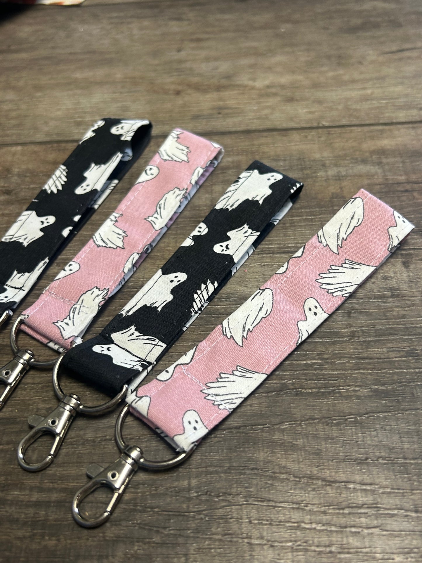 Ghost Glow In Dark Keychain Wristet