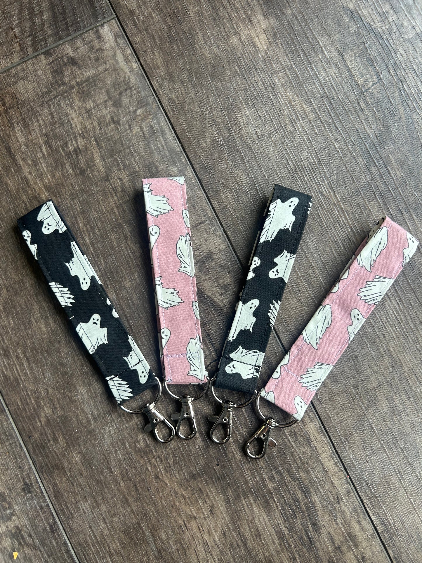 Ghost Glow In Dark Keychain Wristet