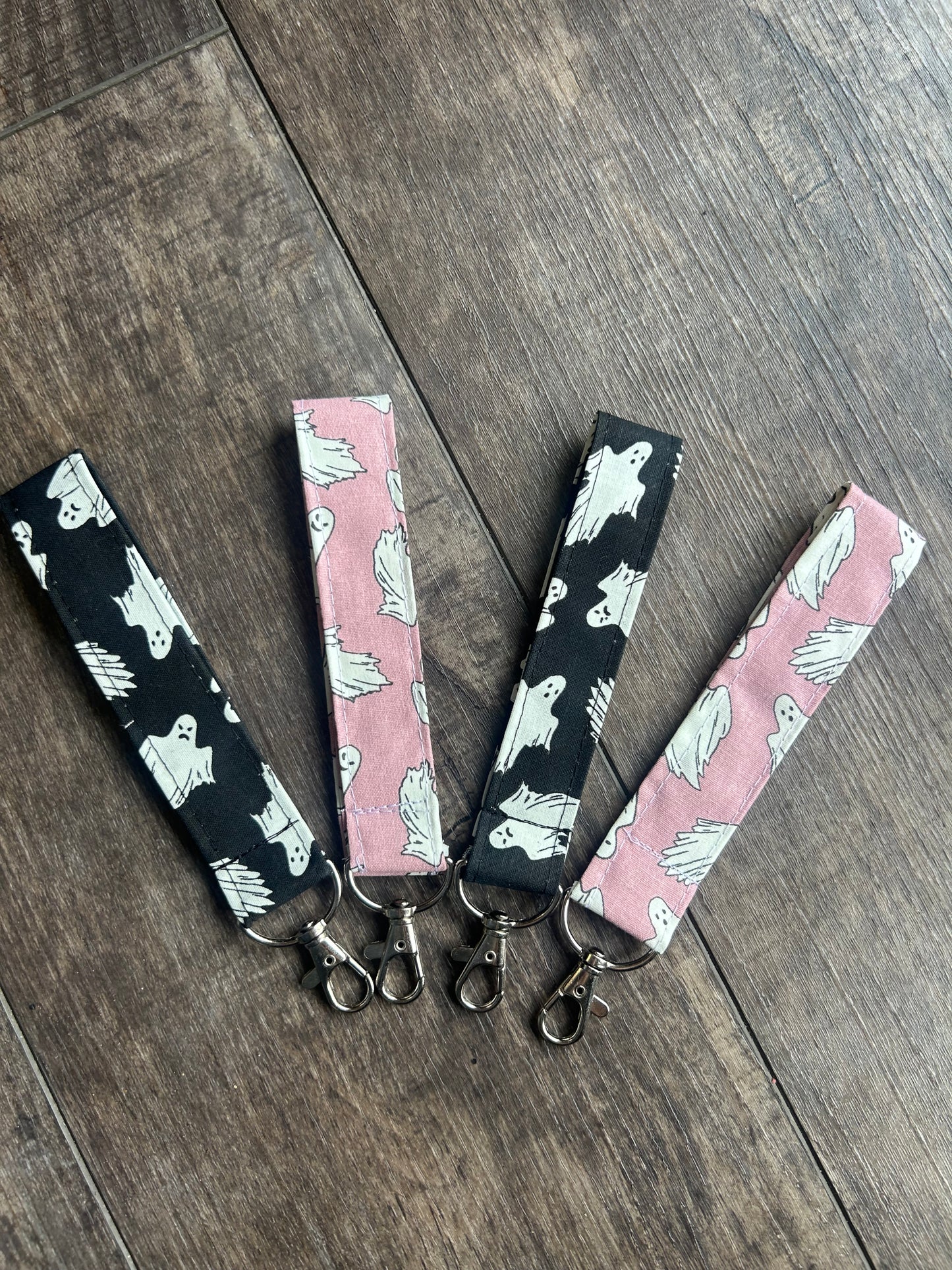 Ghost Glow In Dark Keychain Wristet