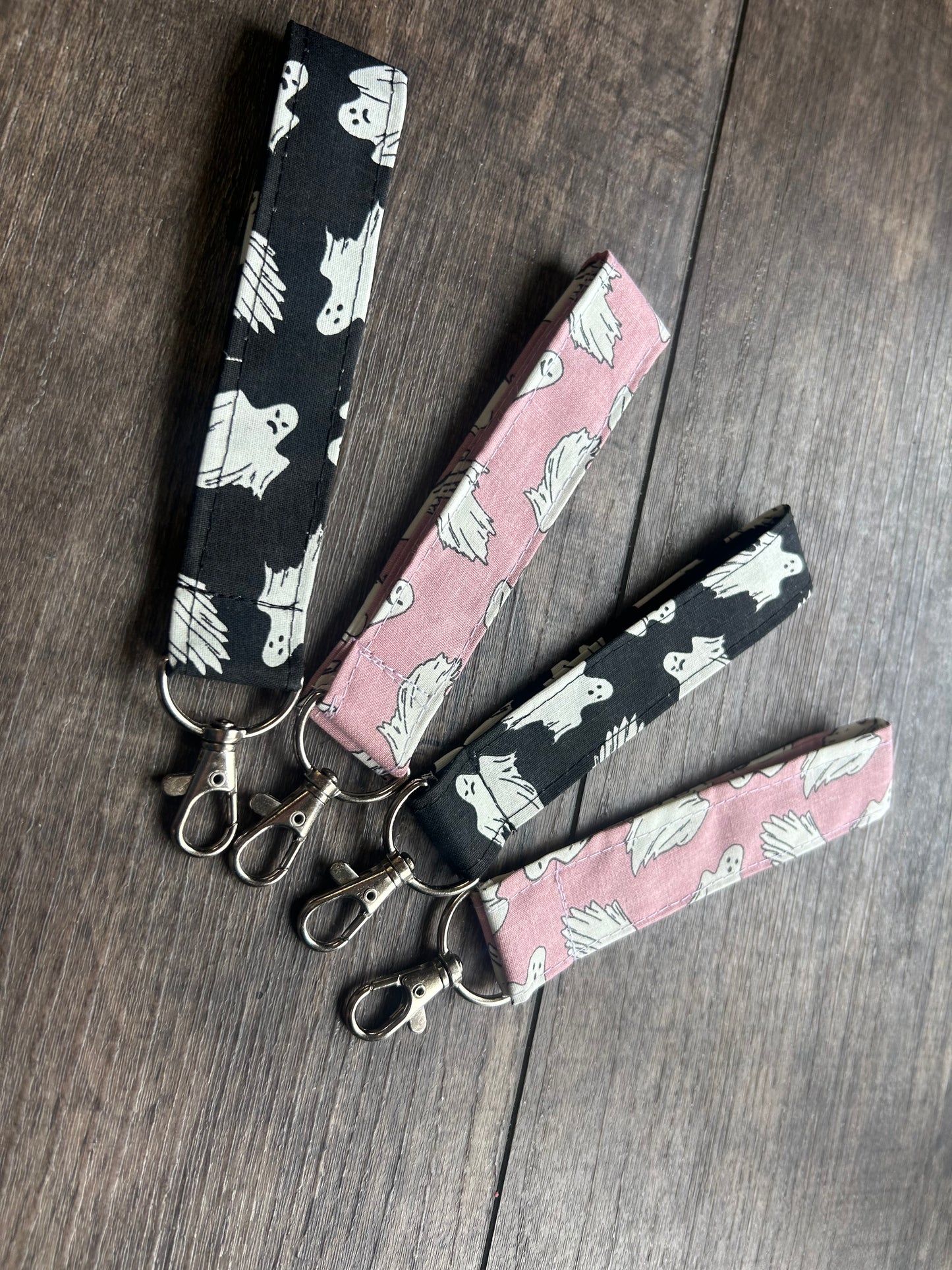 Ghost Glow In Dark Keychain Wristet