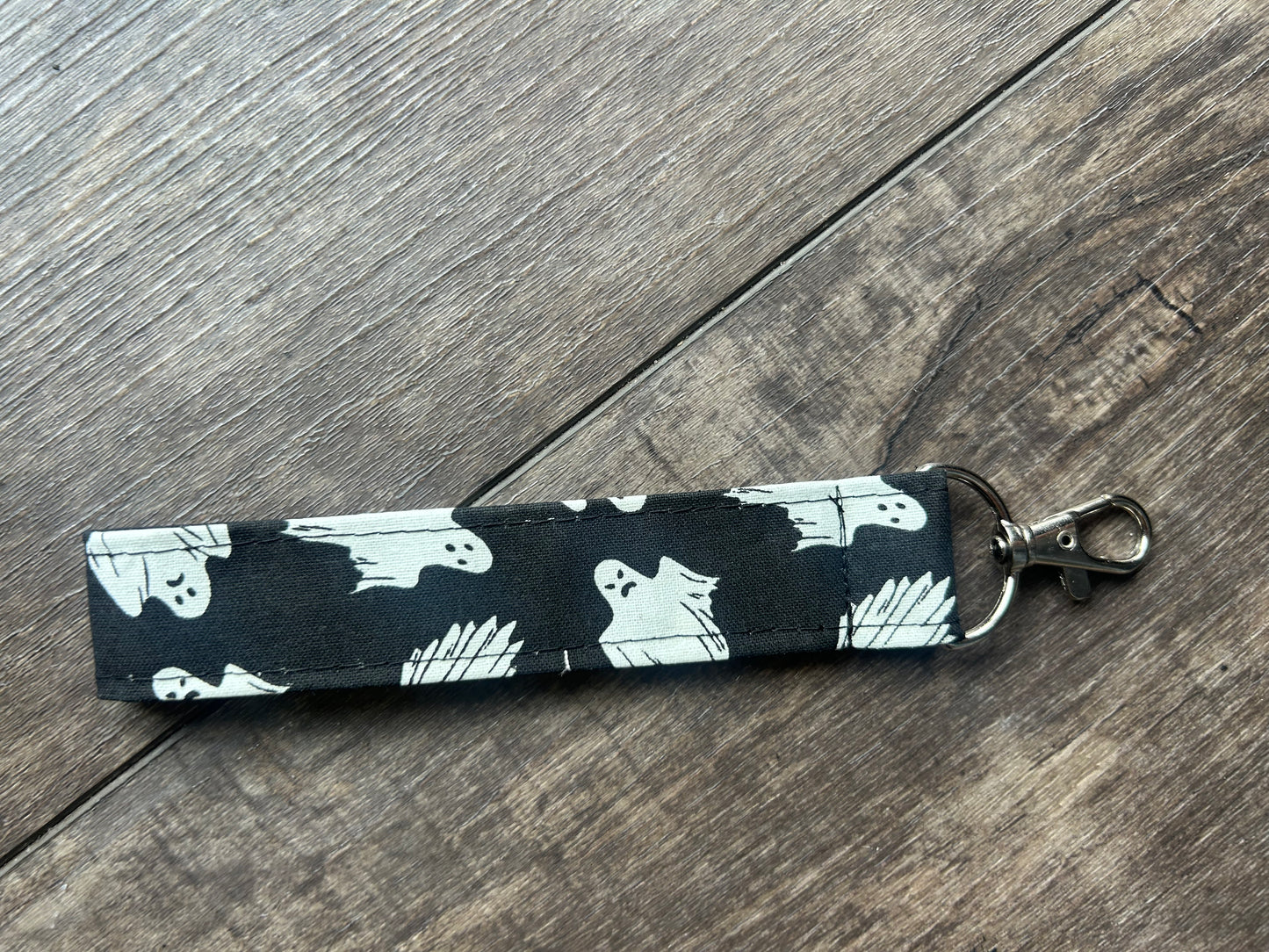 Ghost Glow In Dark Keychain Wristet