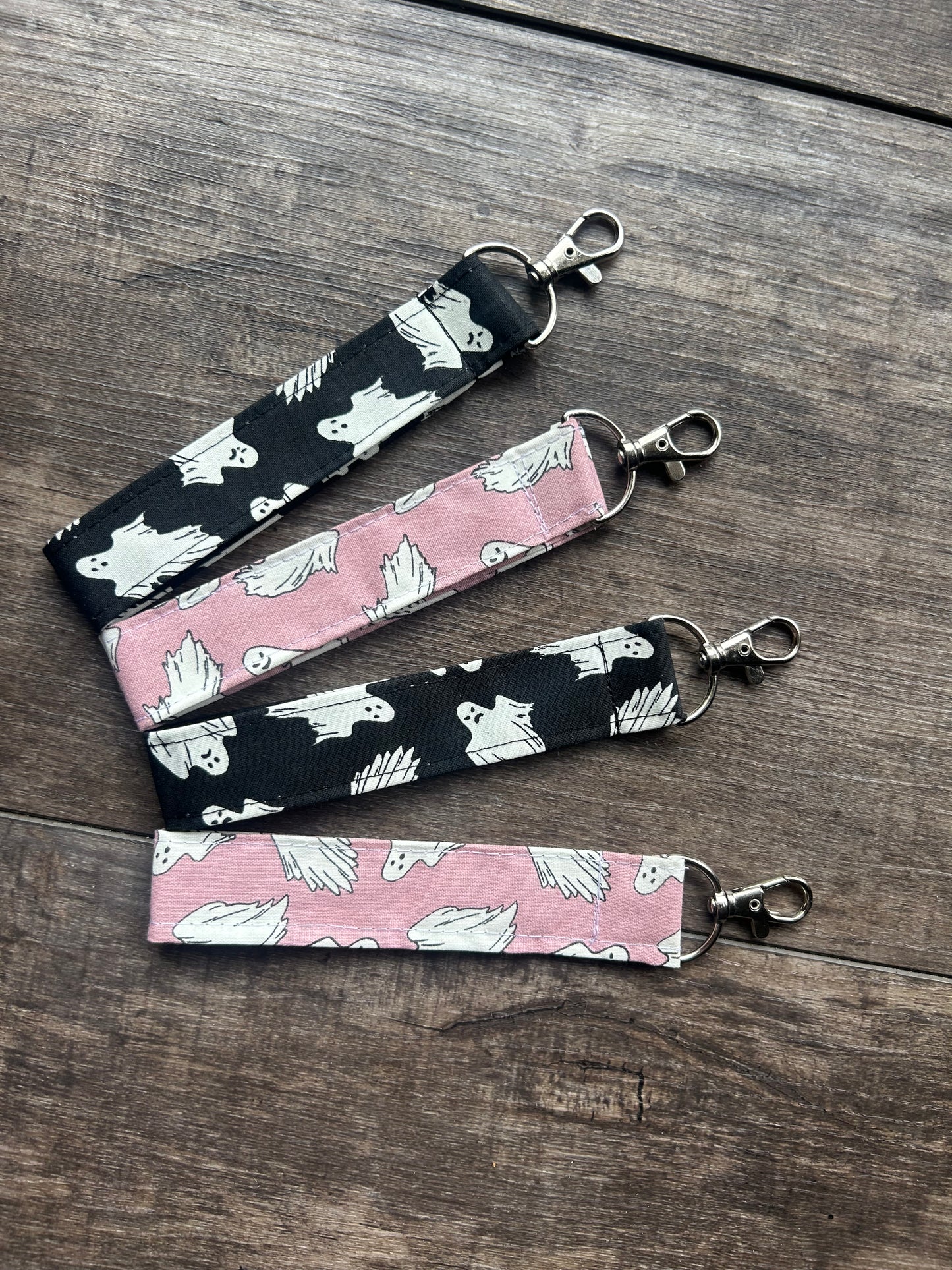 Ghost Glow In Dark Keychain Wristet