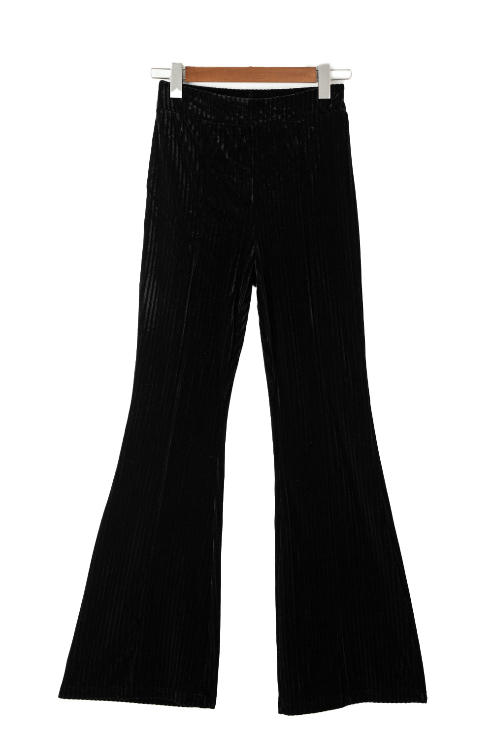 Black High Waist Flare Pants