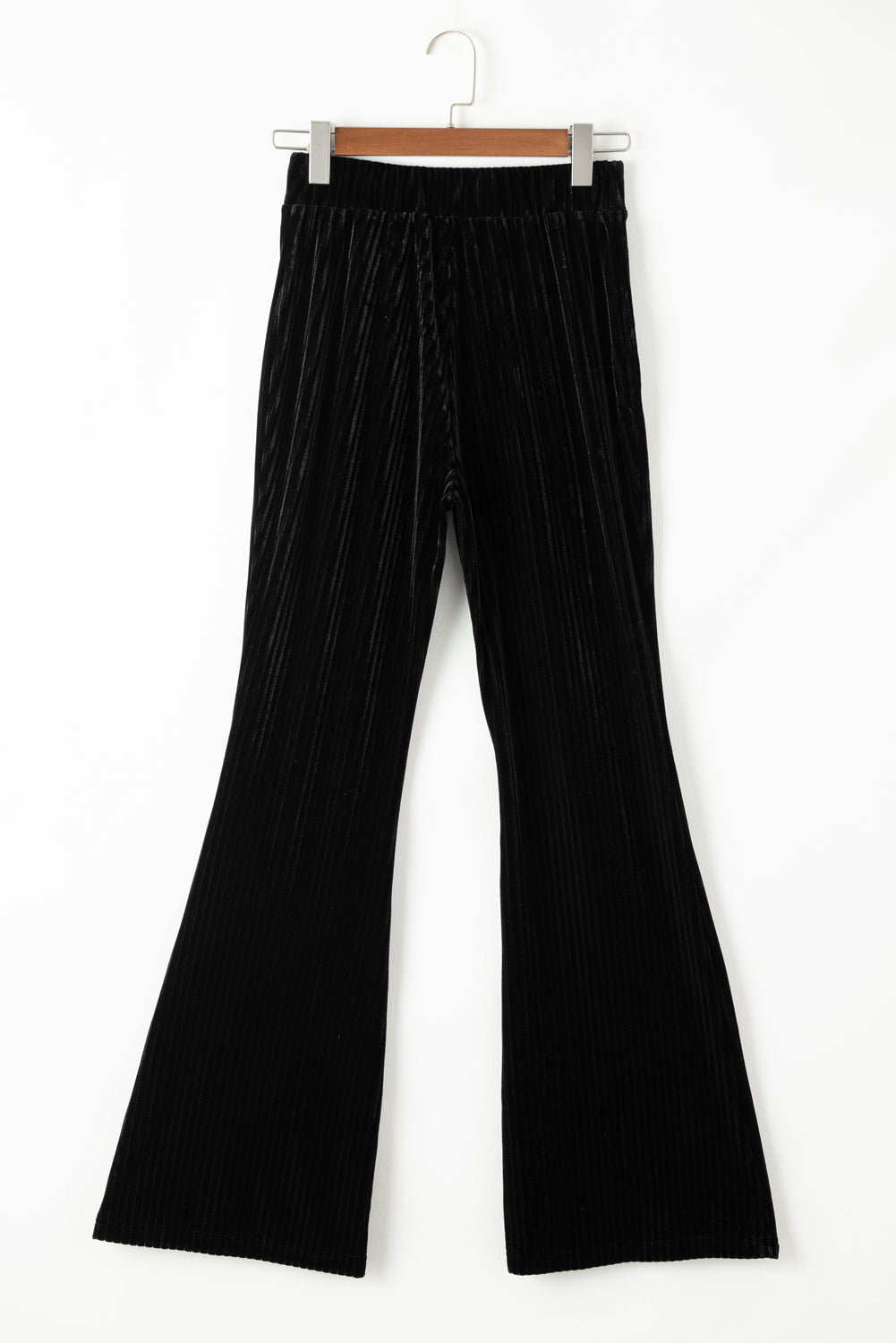 Black High Waist Flare Pants