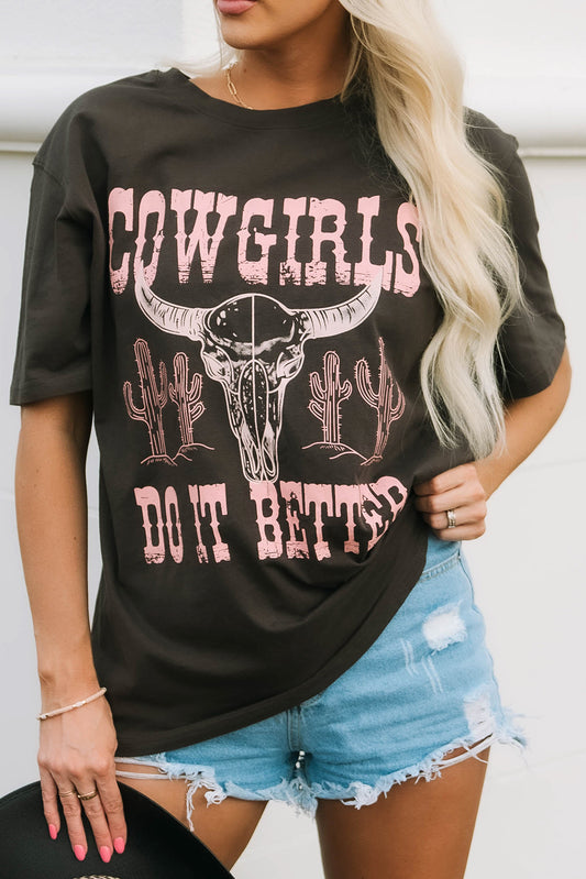 Cowgirls Do It Better Oversized Tee