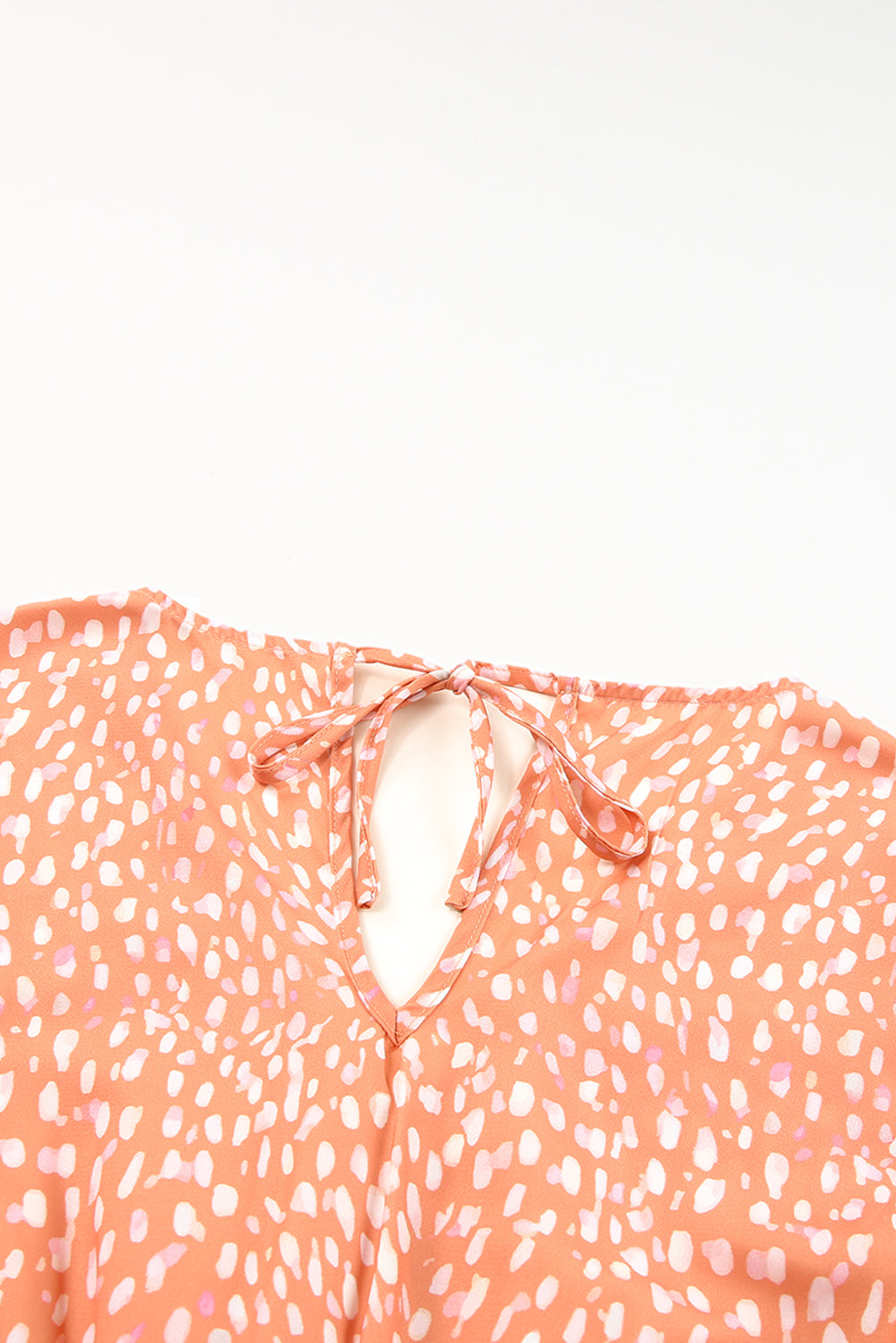 Orange Cheetah Print Romper