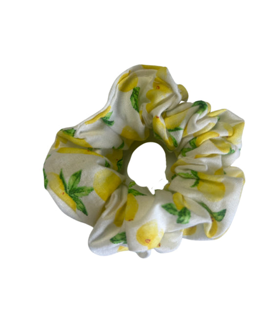 Lemon Hair Scrunchie