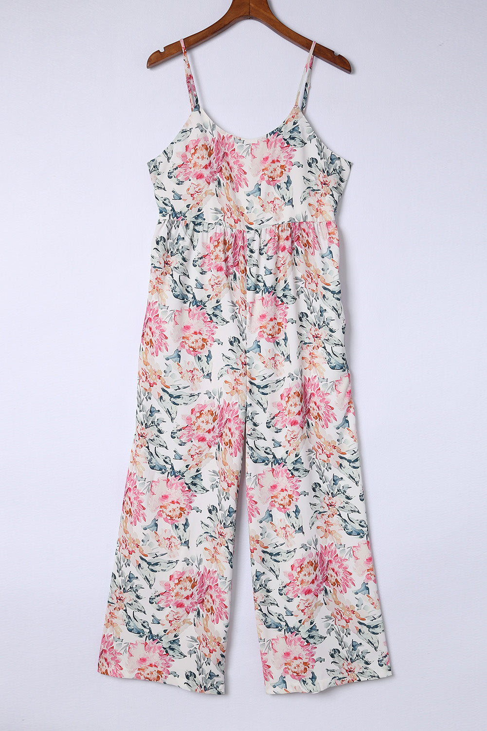 Floral Serenity Wide Leg Jumpsuit