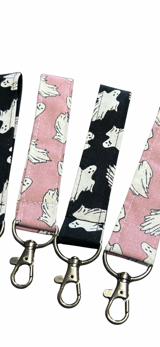 Ghost Glow In Dark Keychain Wristet