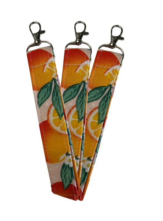 Citrus-y Keychain Wristlet
