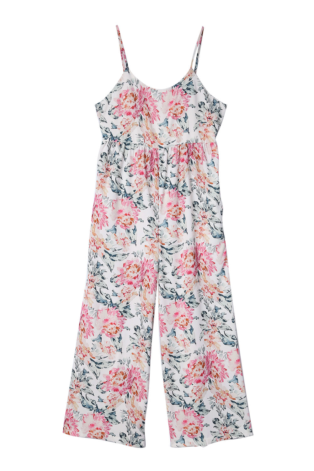 Floral Serenity Wide Leg Jumpsuit