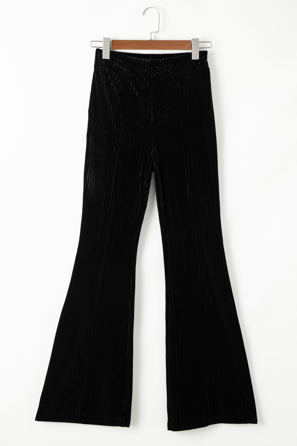 Black High Waist Flare Pants