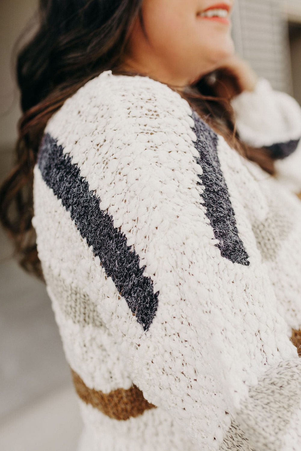 Striped Knit Sweater